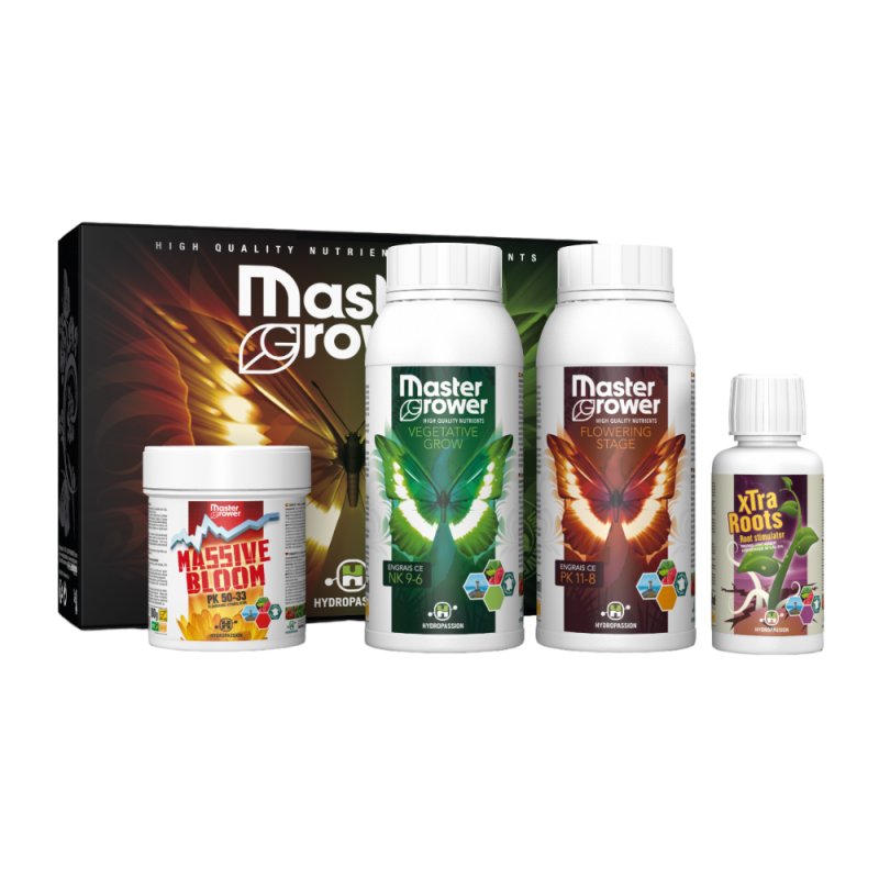 Hydropassion Pack Master Grower - Fertilizante completo
