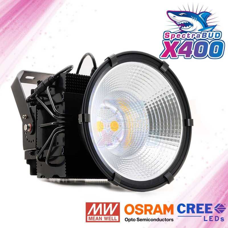 SpectraBUD X400 - LED lamp for horticultural grow room - Very high quality - Waterproof - OSRAM CREE 400W