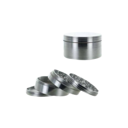 Molinillo Hierbas Aluminio 80mm 4 Partes | BloomLED