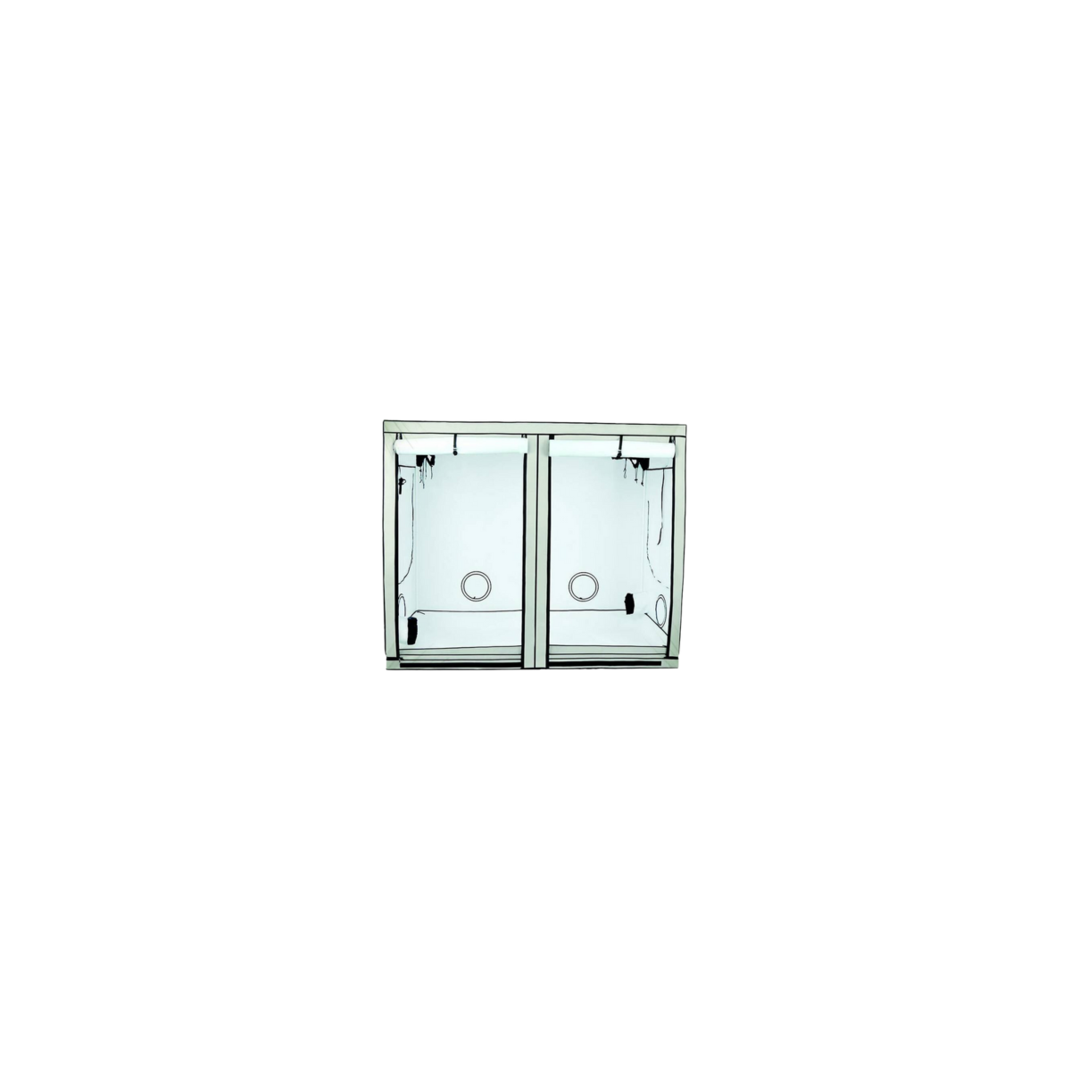 Homebox Ambient AQ 240+ Wachstumsraum – 240 x 240 x 220 cm
