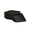 Platillo cuadrado negro - 36,5 x 36,5cm - 20L