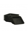 Square Black Saucer 36.5 cm for 20L Pot | BloomLED