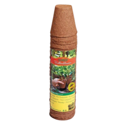 26er-Set biologisch abbaubare Töpfe 6 cm | BloomLED