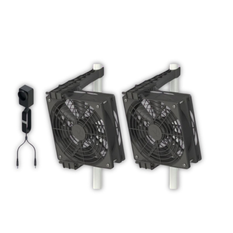 Kit 2 Monkey Fan 24V Secret Jardin | Air circulation | BloomLED