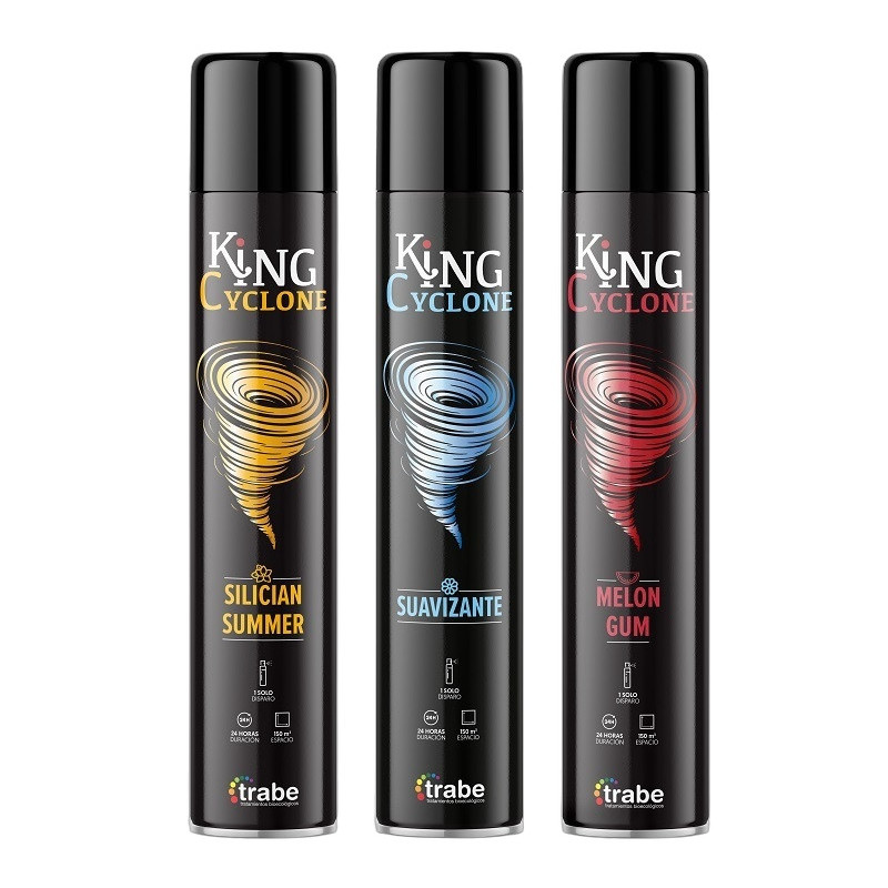 Desodorizante Trabe King Cyclone Silician Summer 750ml | BloomLED