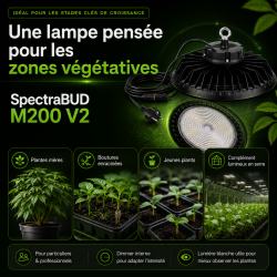 SpectraBUD M200 V2 BloomLED - LED 200W crecimiento