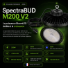 Lámpara LED 200W Crecimiento SpectraBUD M200 V2 | BloomLED
