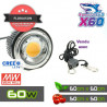 Lámpara LED hortícola 60W Cree - 100% silenciosa - SpectraBUD X60