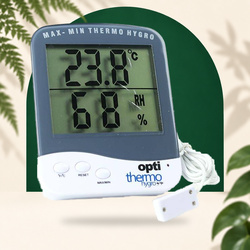 Thermo-Hygromètre Digital Premium avec Sonde Externe - Optithermo