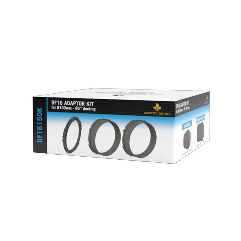 DF16-Adapterset für Ø150mm-Kanäle