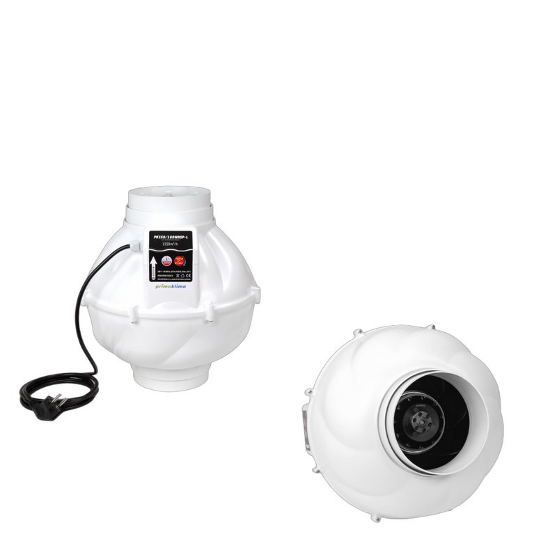 Prima Klima Silent Extractor WHSP L Ø150/160mm – 1150m³/h – 1 speed
