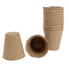 Lot de 16 Godets en Fibre Ø8cm pour Semis et Boutures