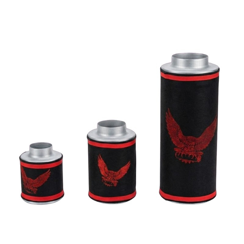 FALCON Aktivkohlefilter - 100mm bis 315mm - Einfach zu installieren mit Befestigungsbügeln