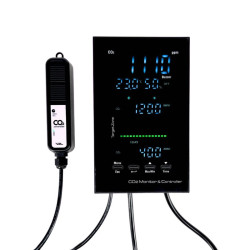 Controlador CO₂ con Sonda Remota — Gestión Automática CO₂, Temperatura y Humedad