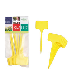 Pack of 7 yellow labels