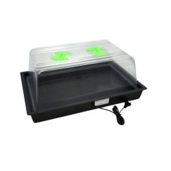 Heated Propagator - X-Stream - 61x42x27cm - Medium Propagator for seedlings and cuttings with thermostat