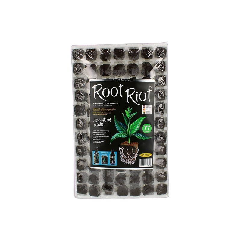 Bandeja de Propagación Root Riot x77 - Crecimiento Rápido y Raíces Sanas