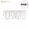 HomeBOX 100x100x200 - Chambre de culture résistante pour lampe horticole LED