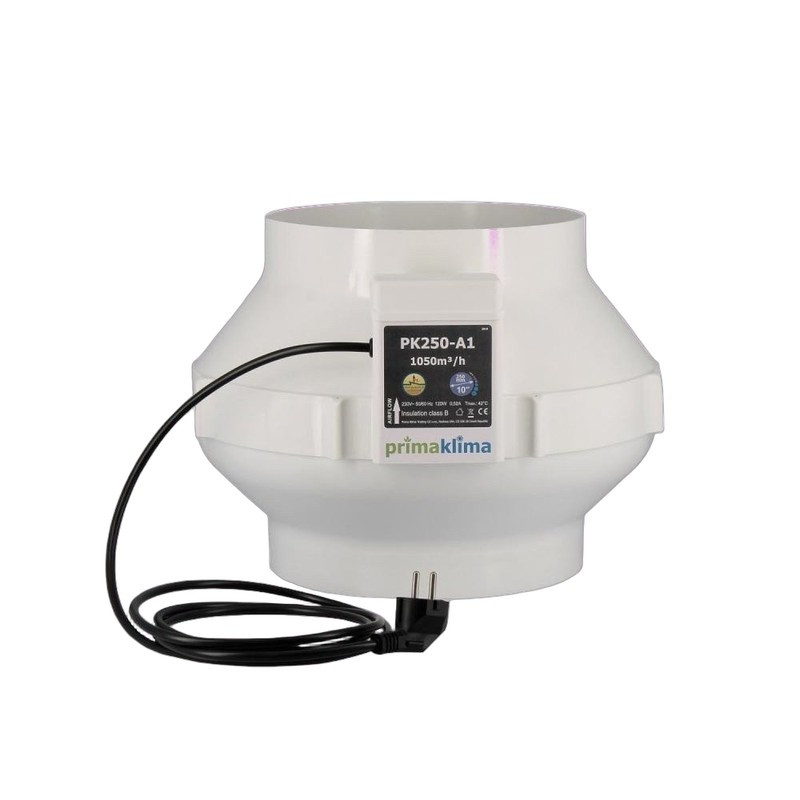 Prima Klima Extractor Ø250mm – 1050m³/h – 1 velocidad – 120W