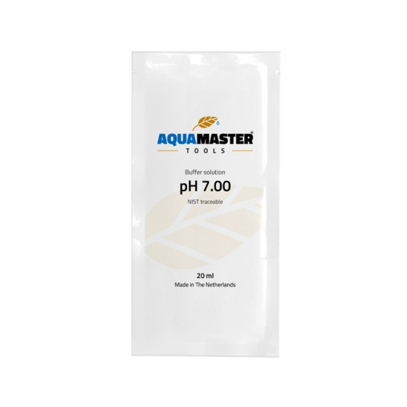 Solución de calibración pH 7,00 Aqua Master Tools — 25 sobres de 20 ml