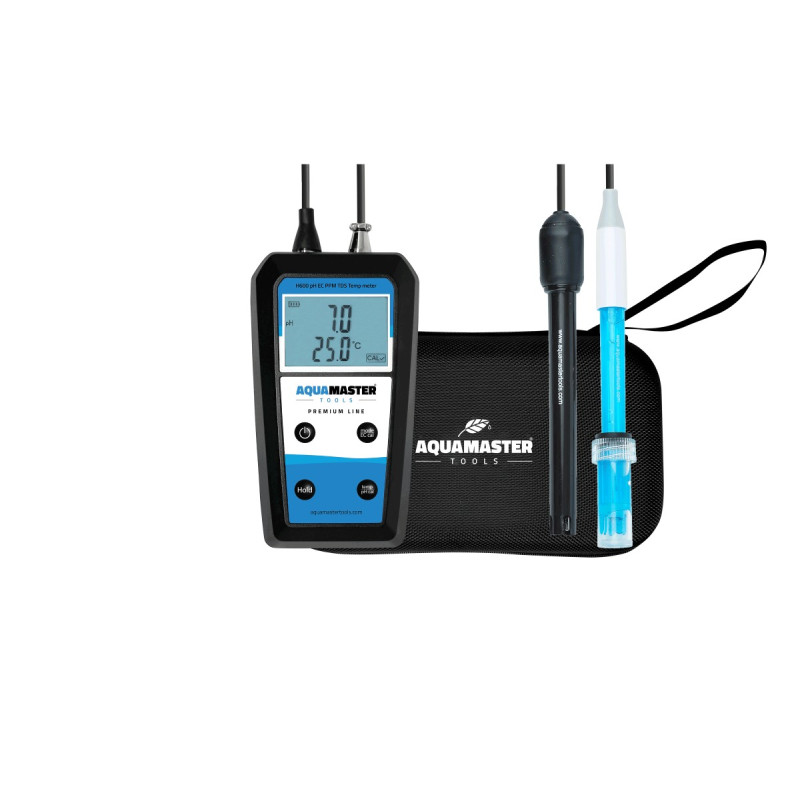H600 Pro Aqua Master Tools — pH, EC, TDS, PPM and temperature tester
