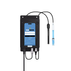 W650 Pro Aqua Master Tools — monitor conectado de pH y EC