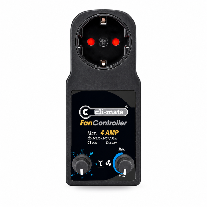 Cli-mate Fan temperature controller – 2-position, 4 A