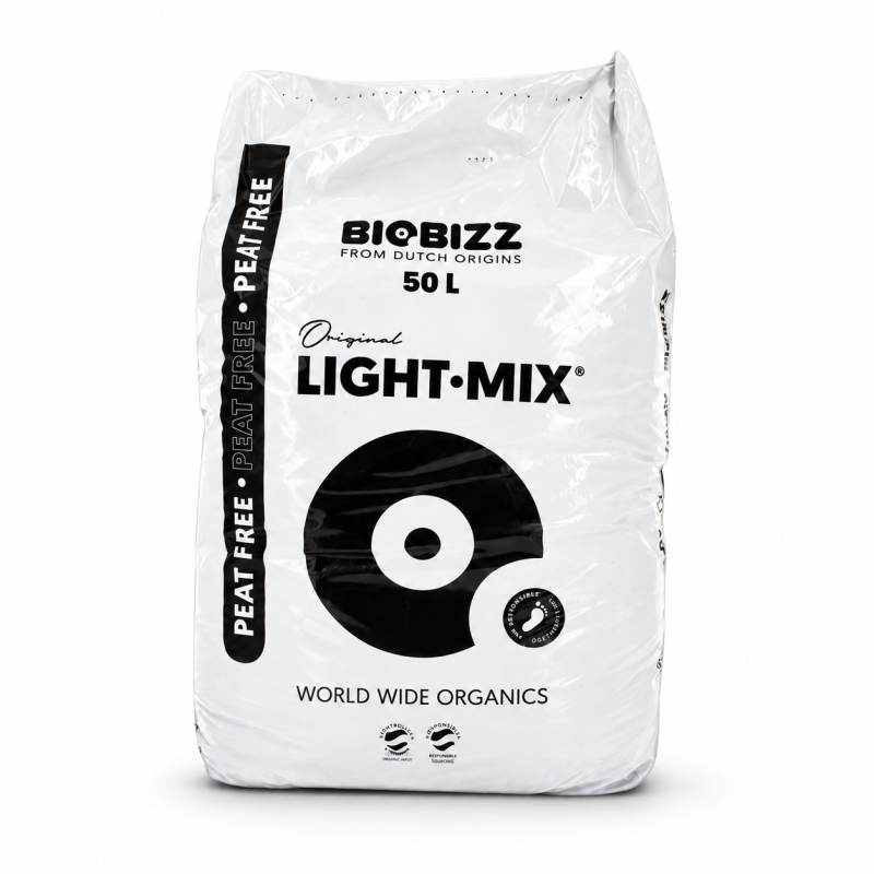 Terreau BIOBIZZ Light·Mix® Peat Free 50L – Sans tourbe, 100 % organique, idéal semis et boutures