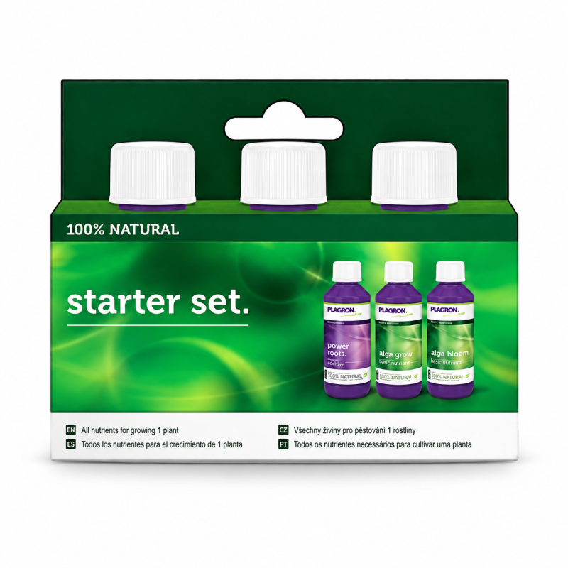 PLAGRON Kit - Starter Pack Set 100% Natural - 3x50ml