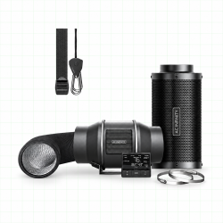 PRO 150 mm Filtration Kit - Air Extractor with Smart Controller & Charcoal Filter - AC-FKT6 - AC Infinity