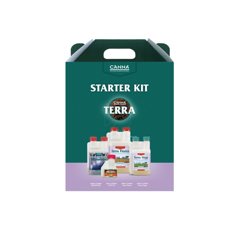 CANNA Terra Starter Set — 4 Flaschen für Erde