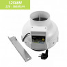 Extracteur Prima Klima diam 125 - 2 vitesses - 220-360m3/h Plug & Play