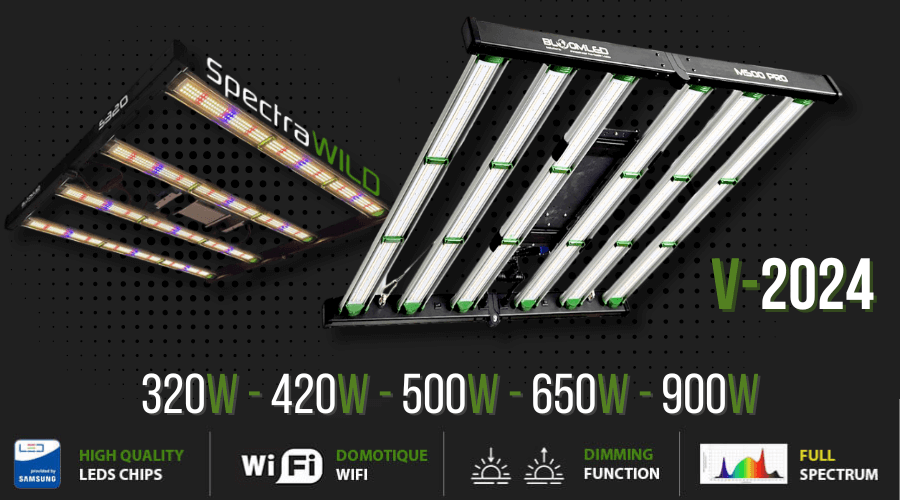 SpectraWILD lampe horticole led pour la culture en intérieur de plantes
